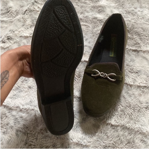 Vintage basic editions green suede loafers - Picture 3 of 4